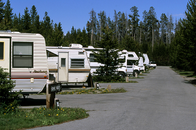 Yellowstone RV camping