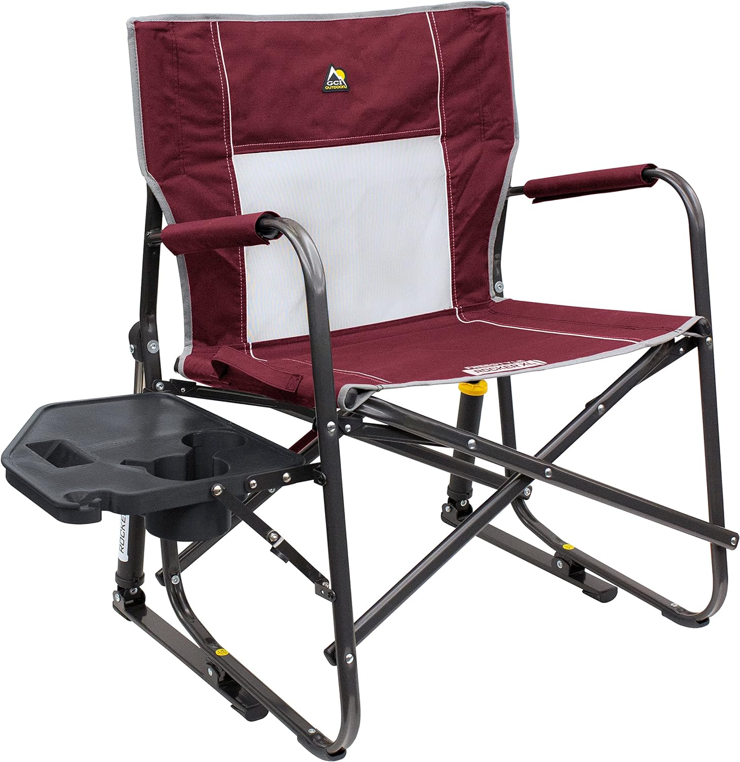 Folding Rocking Chair with Side Table