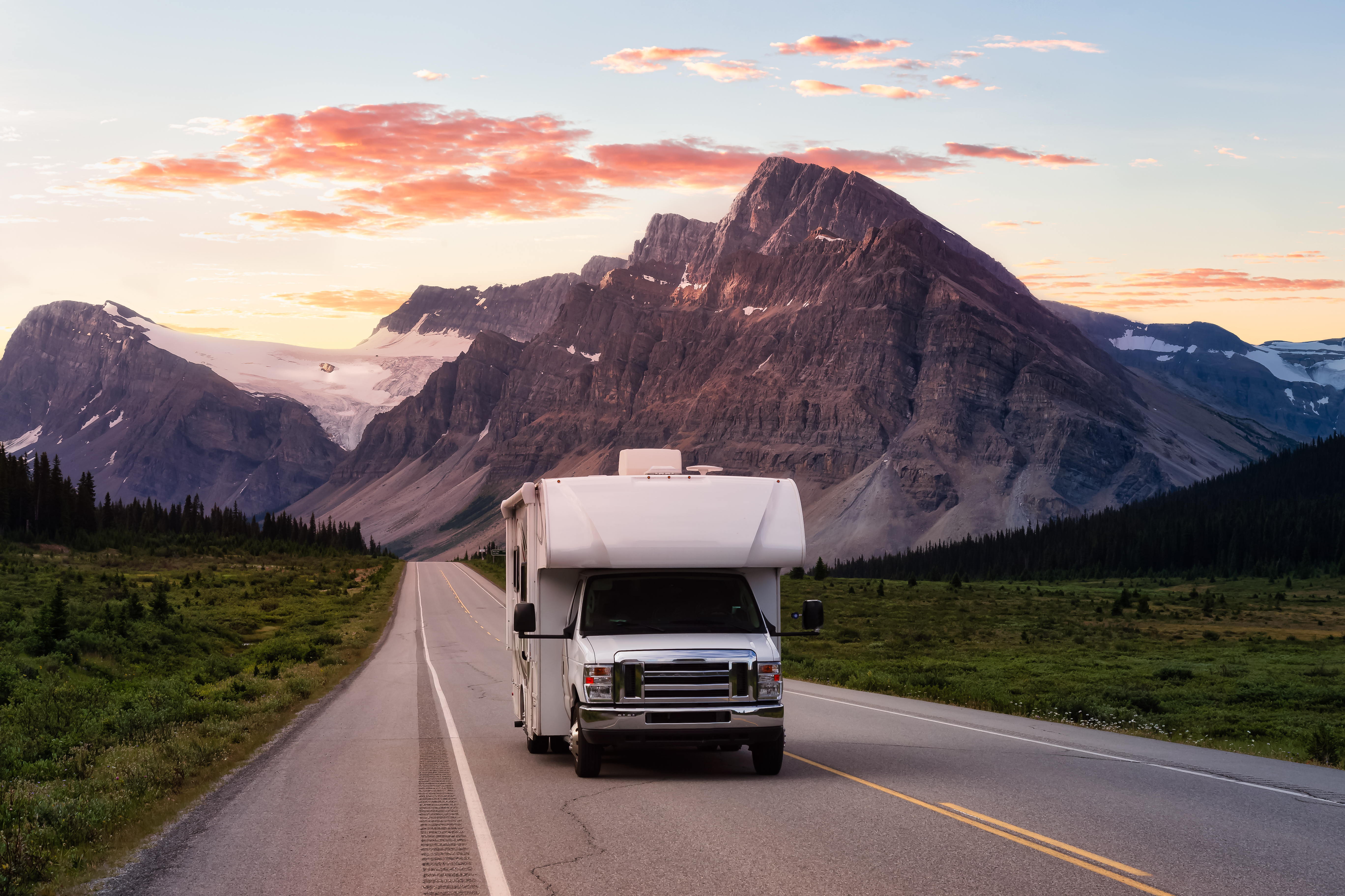 Scenic road, RV