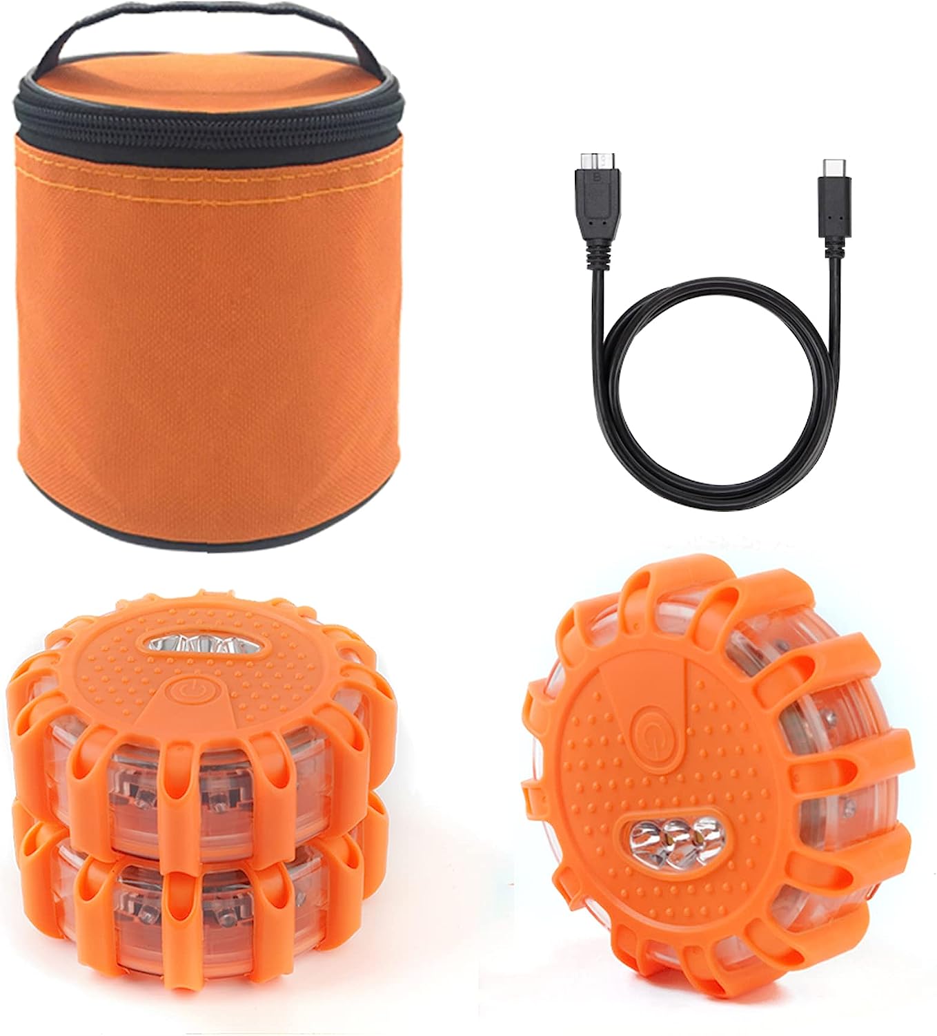 Rechargeable LED Flares