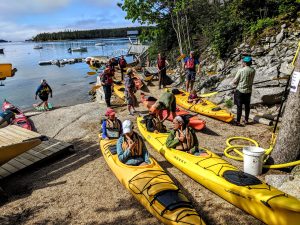 Guiding kayaking trips. Talk about a dream gig.
