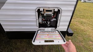 A look at the gas-electric tank water heater.